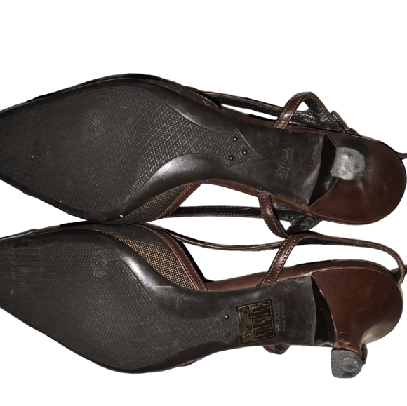 Authentic Vintage Prada Slingback Heels Size 36.5 - Picture 11 of 12